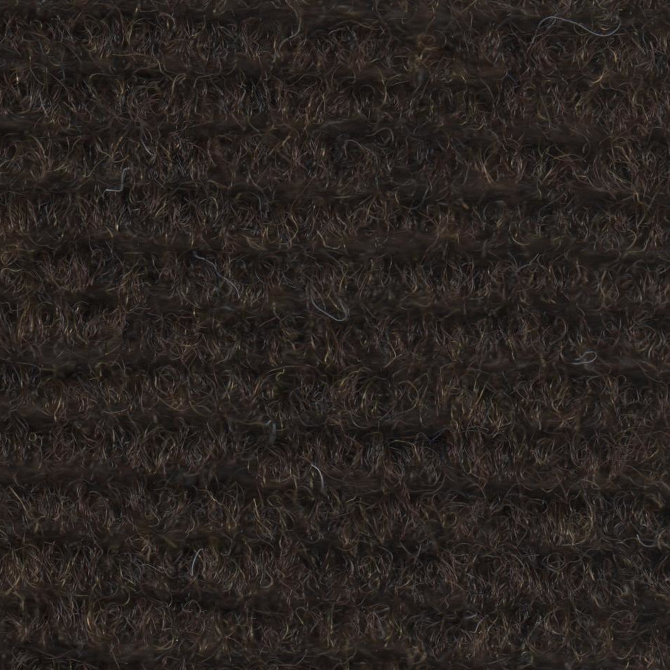 Ribbed Lining Carpet - Brown