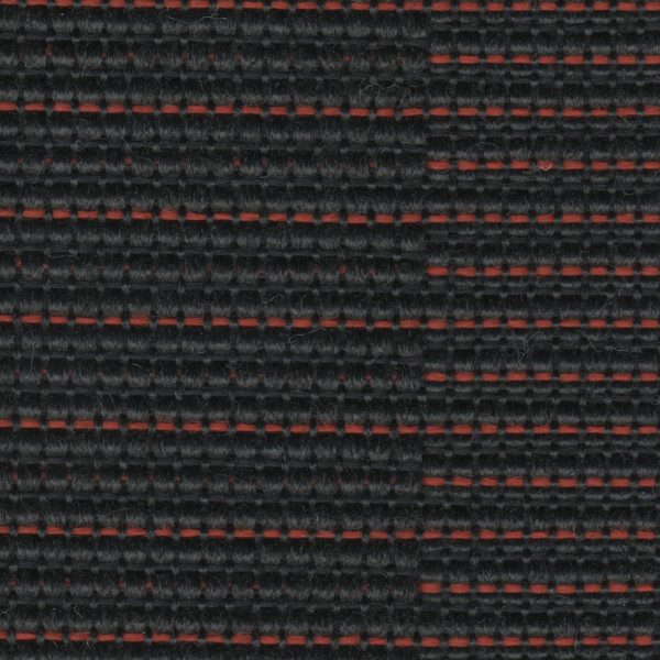 Mini Seat Cloth - Mini Cooper Countryman - Parallel Lines (Anthracite/Red)