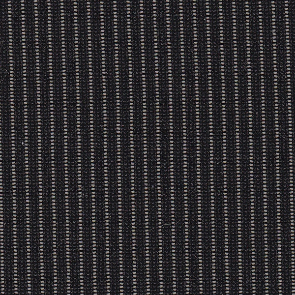 Car Seating Cloth - Black/Silver Pinstripe