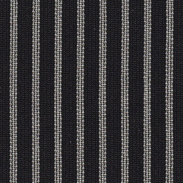 Car Seating Cloth - Black/Silver Stripe