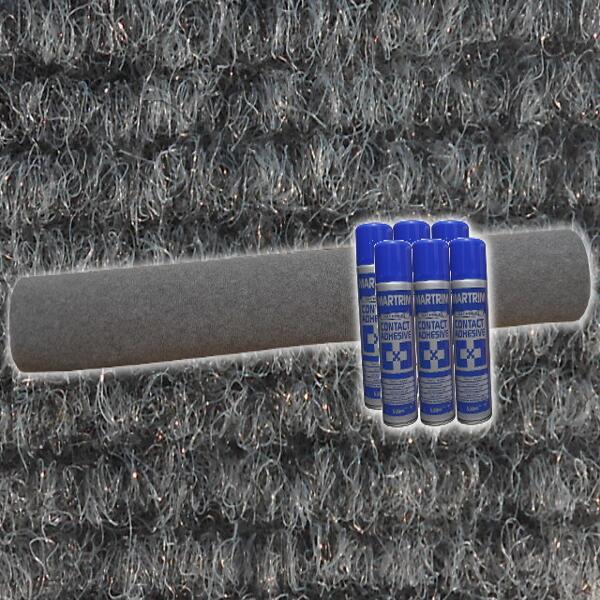 Ribbed Lining Carpet Kits - Smoke