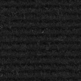 Ribbed Lining Carpet - Black