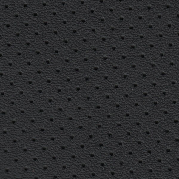 Clearance Leather Half Hide - Anthracite Perf