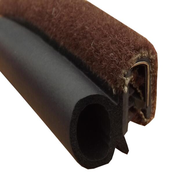 Moquette Door Seal Large - Brown