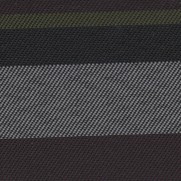 Citroen Seat Cloth - Citroen C1 - Horizontal Stripe (Brown/Green/Bordeaux)