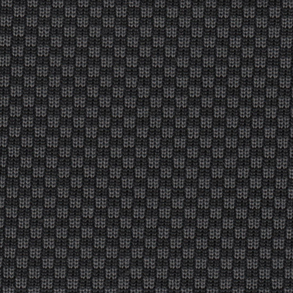Fiat Seat Cloth - Fiat 500 - Fine Blocks (Black/Grey)