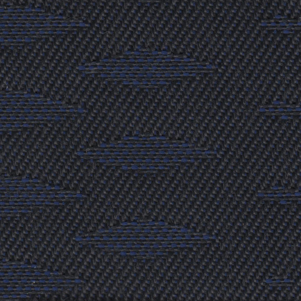 Ford Seat Cloth - Ford - Diamond (Black/Blue)