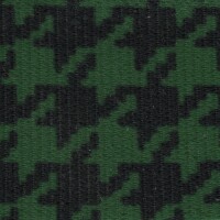 Ford Seat Cloth - Ford Escort - Houndstooth (Black/Green)