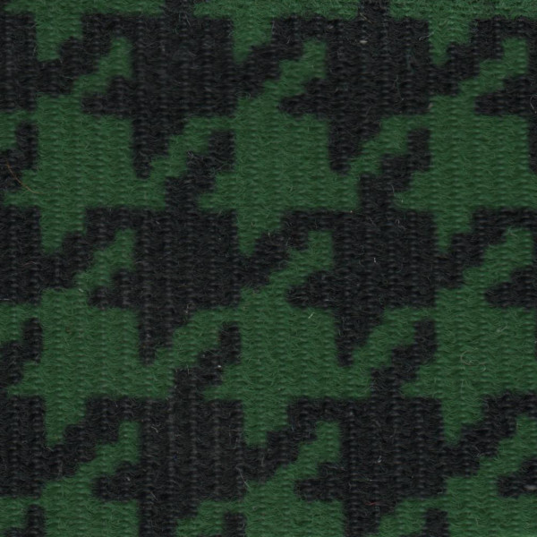 Ford Seat Cloth - Ford Escort - Houndstooth (Black/Green)