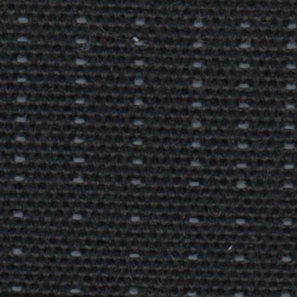 Mercedes Seat Cloth - Mercedes - Dotted Vertical Stripe (Black/Grey)