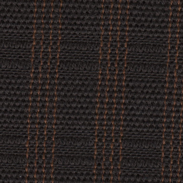 Mercedes Seat Cloth - Mercedes W116/S-Class - Vertical Stripe (Dark Brown)