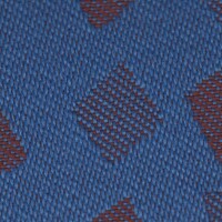 Opel (Vauxhall) Seat Cloth - Opel Agila - Diamond Motif (Blue/Red)