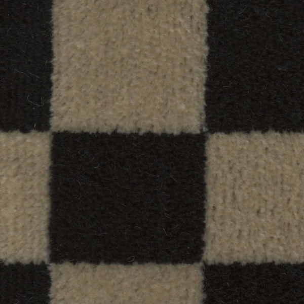 Porsche Seat Cloth - Porsche - Irregular Chequered (Black/Cream/Beige)