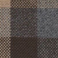 Renault Seat Cloth - Renault 4 - Flatwoven Blocks (Beige/Brown)