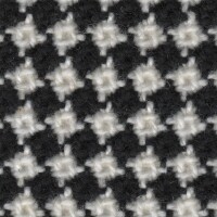 Volkswagen Seat Cloth - Volkswagen Beetle - Houndstooth (Black/White)