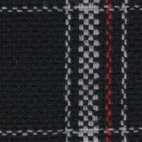 Volkswagen Seat Cloth - Volkswagen Gofl 1 - Tartan (Black/White/Red)