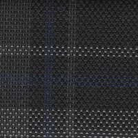 Volkswagen Seat Cloth - Volkswagen Golf 6/Scirocco - Tartan (Black/Grey/Blue)