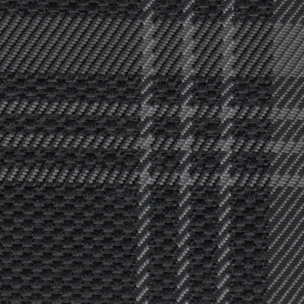 Volkswagen Seat Cloth - Volkswagen Golf 7 GTD - Tartan (Black/Grey)