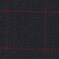 Volkswagen Seat Cloth - Volkswagen Golf Cabrio - Dotty Square (Navy/Red)