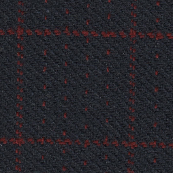 Volkswagen Seat Cloth - Volkswagen Golf Cabrio - Dotty Square (Navy/Red)