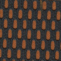 Volkswagen Seat Cloth - Volkswagen Polo Cross - Dimension (Orange/Black)