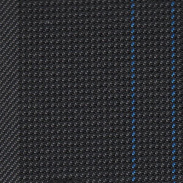 Volkswagen Seat Cloth - Volkswagen - Vertical Stripe (Anthracite/Blue)