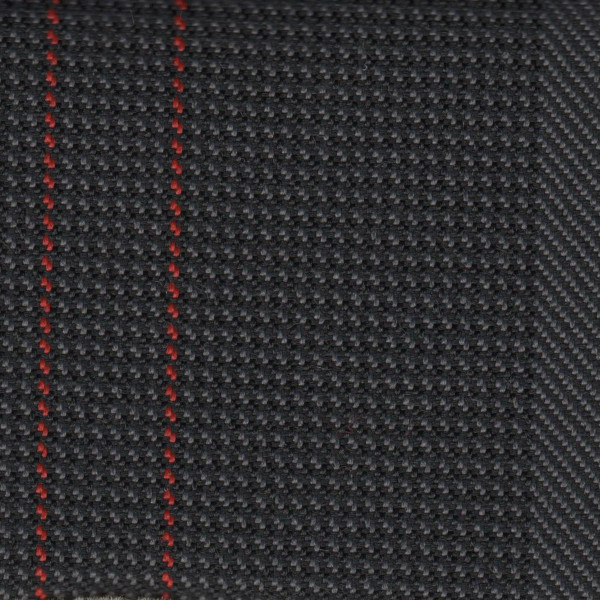 Volkswagen Seat Cloth - Volkswagen - Vertical Stripe (Anthracite/Red)