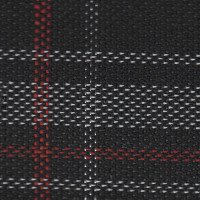 VW Golf 6 GTI Cloth - Tartan (Black/White/Red)