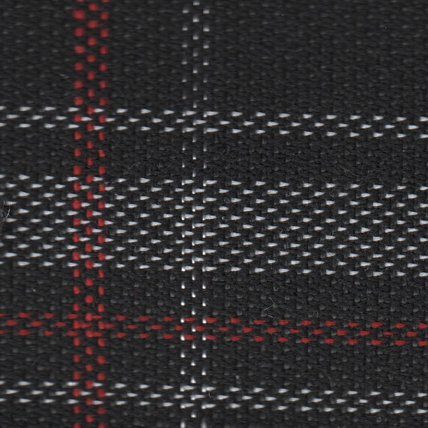 VW Golf 6 GTI Cloth - Tartan (Black/White/Red)