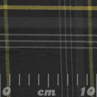 VW Tartan Seat Cloth - Black/Grey/Yellow