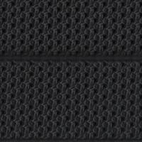 Fluted Vinyl - Black Basketweave 2in