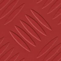 Van Flooring Vinyl - 5 Bar Chequerplate Red