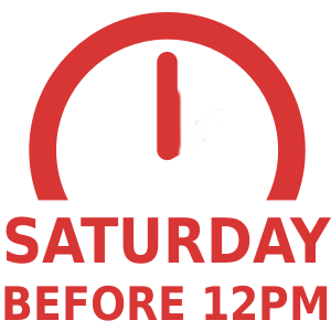We can arrange for your goods to be sent next day before 12.